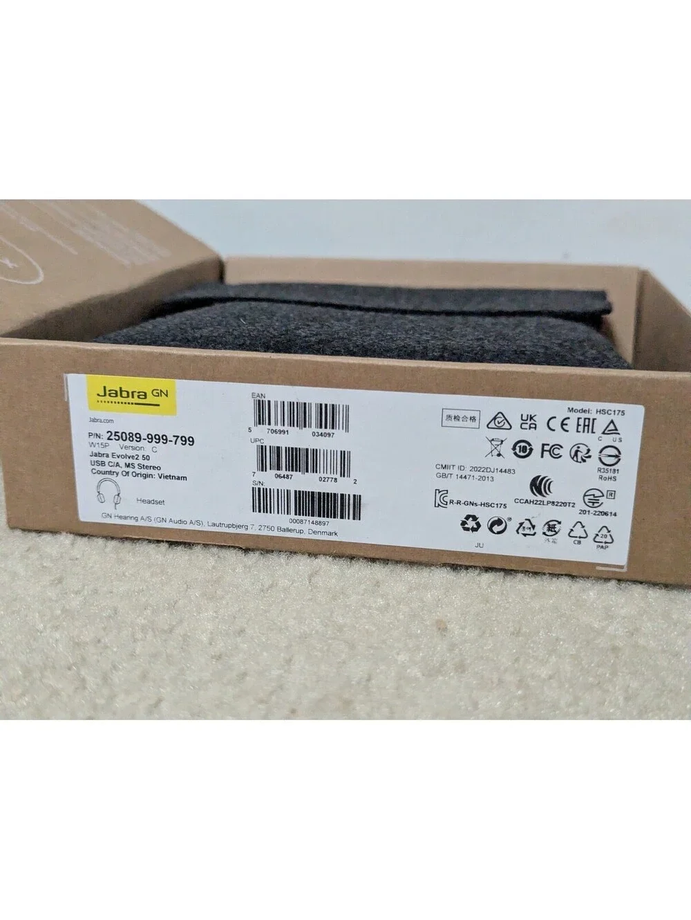 Jabra Evolve2 50 Wired Dual Ear USB Headset